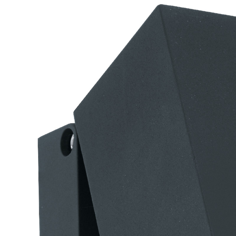 Baggs Integrated LED Outdoor Armed Sconce, With a sensor