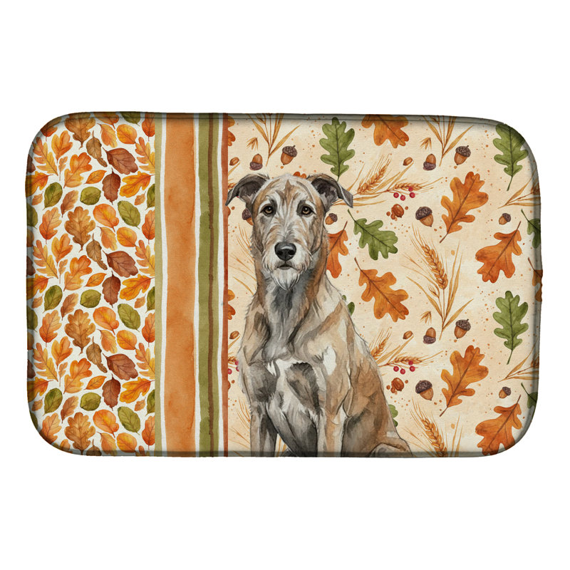 Tapis de séchage d'automne Brindle Irish Wolfhound Heirloom
