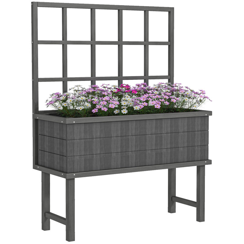 Wood Elevated Planter