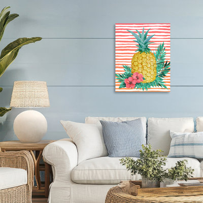 Tropical Bright Pineapple Canvas, design by Paul Brent