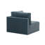 Clairah Misty Blue Corner Chair
