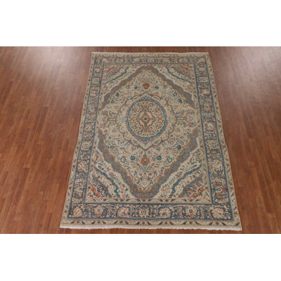 Handmade Wool Traditional Area Rug 7x10