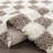 Atiran Checkered Shag Brown Area Rug-917063915