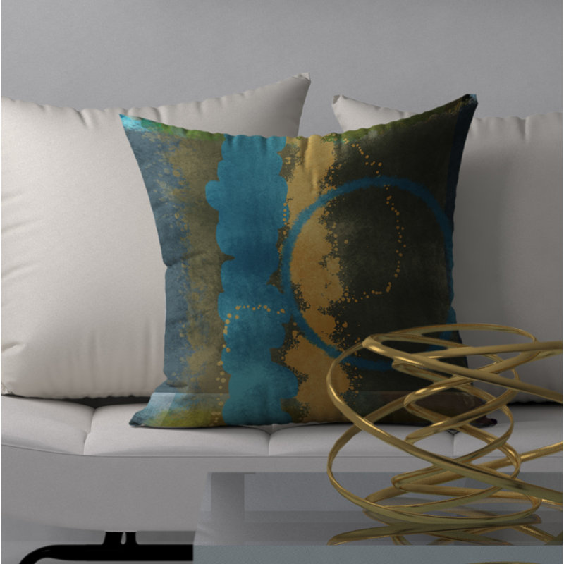 Housse de coussin décorative carrée Mighty bonté, 18 po x 18 po