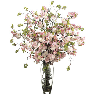 Cherry Blossom Arrangement in Vase