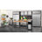 Seville Classics UltraHD 2 Piece Stainless Steel Storage System, 48" W x 24" D x 90.5" H-111741055
