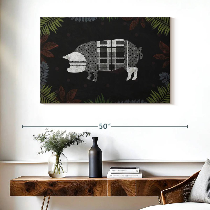 Brampt Modern Farm Pig, 26" H x 39" W