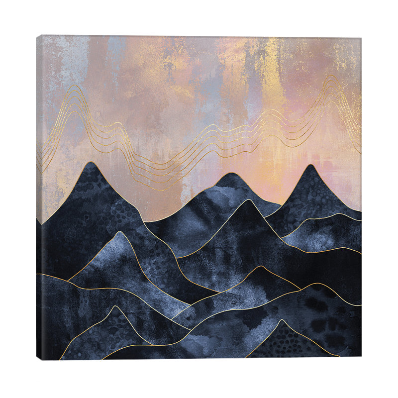 Mountainscape I - Print on Canvas, Wrapped Canvas, 66.04 cm H x 66.04 cm W x 1.91 cm D