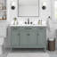 Madison 48" Single Bathroom Vanity with Carrara Marble Top-1833960062-1833960061