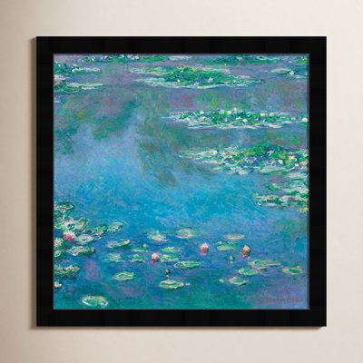 Classic Water Lilies in a Pond by Birch Lane™ - Picture Frame Print