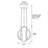 Alara Abstract Loop LED Geometric Chandelier-94434591-94434590