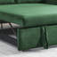Canapé-lit convertible 55 po, causeuse en velours avec lit escamotable et 2 coussins-907351632
