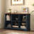 6 - Cube 47.4"W Storage Bookcase Horizontal Bookshelf Organizer with Anti-tip Hardware-1140977538-1140977536