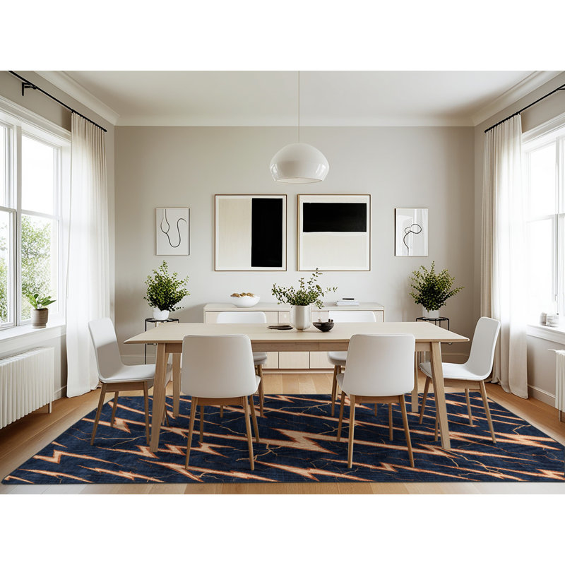 Machine Washable Nature Gray Area Rug, Rectangle 7' x 10'