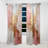 Gold And Pink Paint Fusion - Abstract Painting Blackout Abstract Curtain - 1 Panel-107808883
