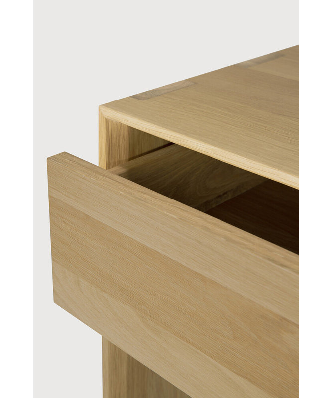 Nordic Solid Wood Console Table, 33.5" H x 47.2" W x 16" D