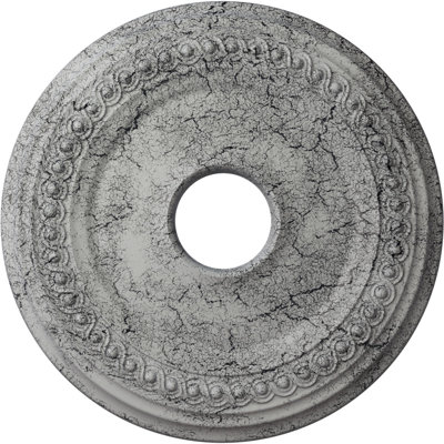 Médaillon de plafond classique H 18 5/8 po x l 18 5/8 po x P 1 1/8 po