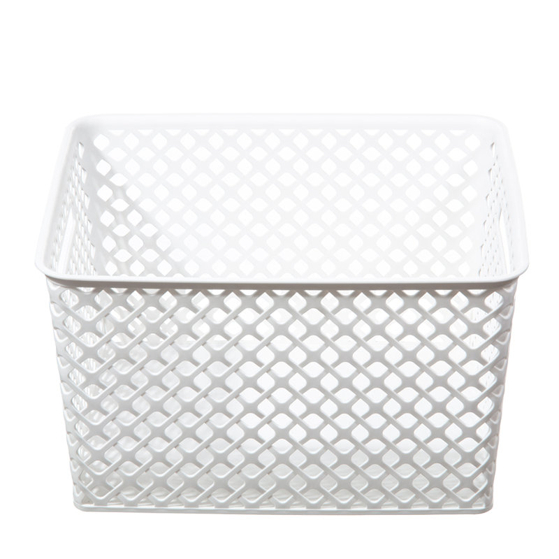 Starplast Plastic Decorative Basket, White