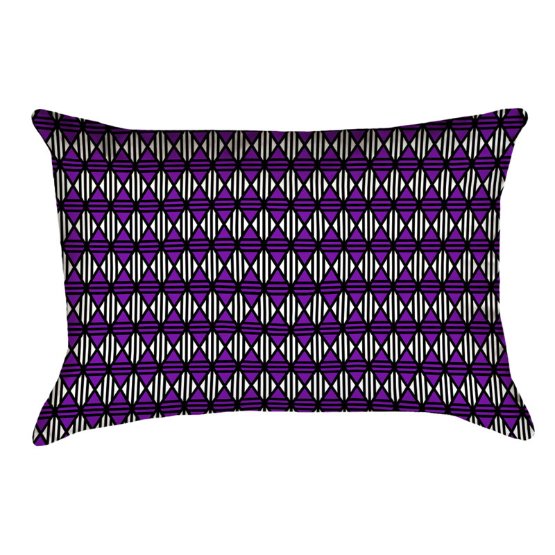 Housse de coussin Katelyn Elizabeth, Polyester, Mauve