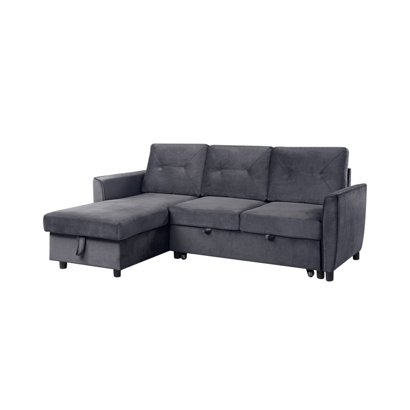 Canapé-lit modulaire en velours réversible Purwokerto