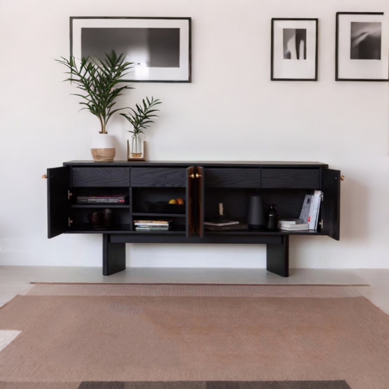 Buffet rétro, H 31,5 po x l 62,99 po x P 15,75 po