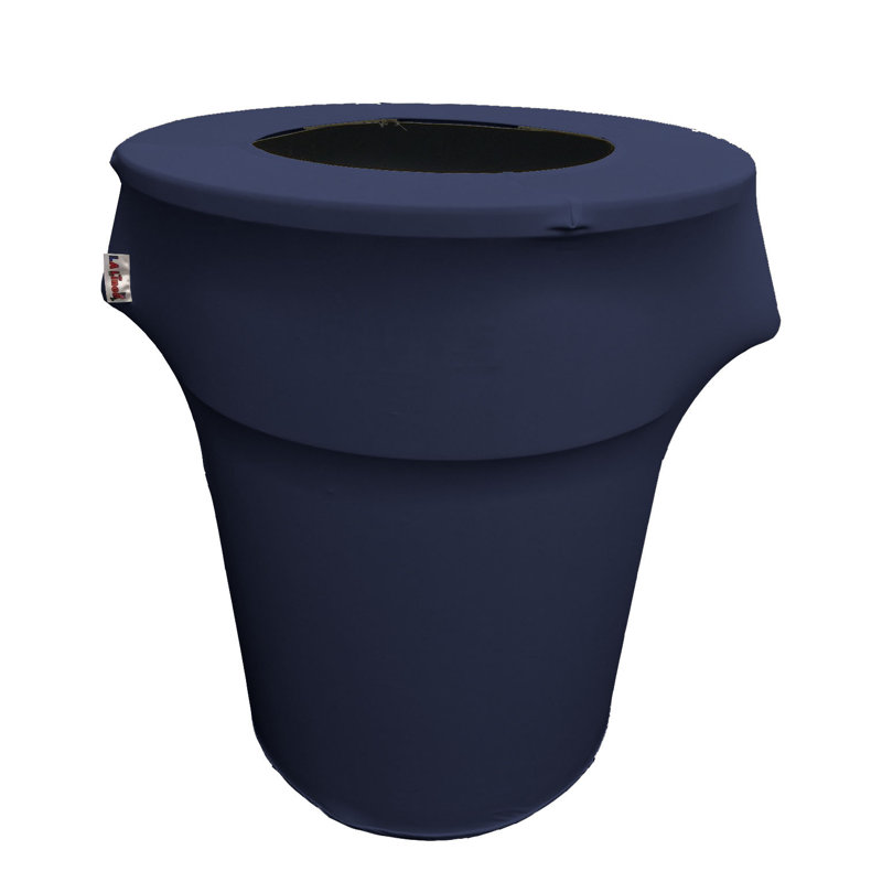 Housse pour poubelle extensible en élasthanne, Bleu marine