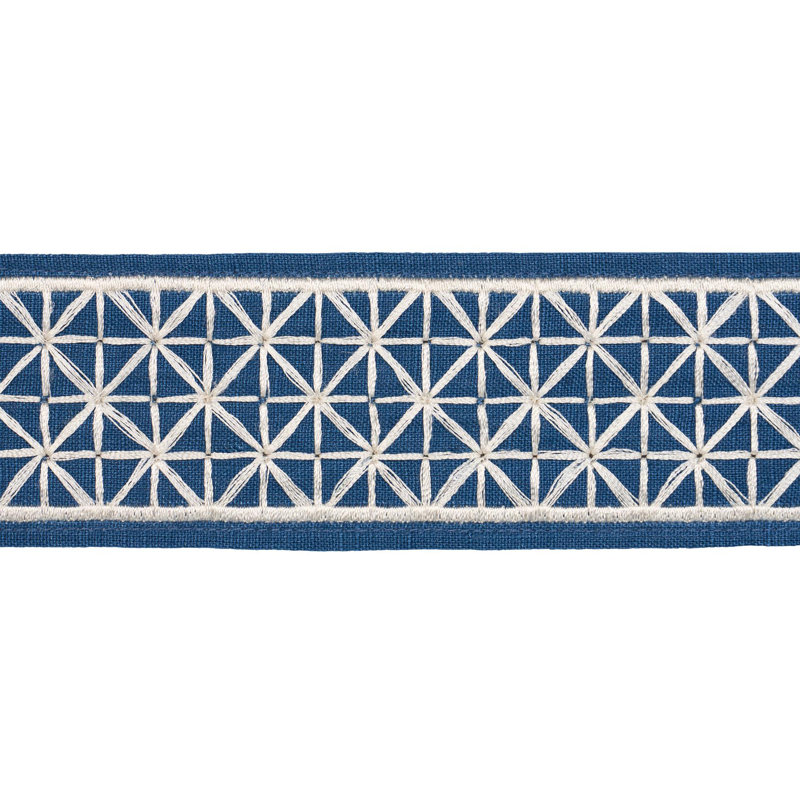 Ruban Directoire étroit, Bleu marine