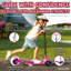 Scooter pliable à 3 roues pour enfants - Scooter jouet pour enfant avec lumières à DEL intégrées et technologie Lean-to-Steer manoeuvrable (rose)