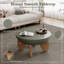 Rond Emagene avec pieds en bois-331829770