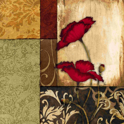 Block Flores 3 - Impression sur toile tendue