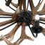 Deodato 8-light resin country chandelier