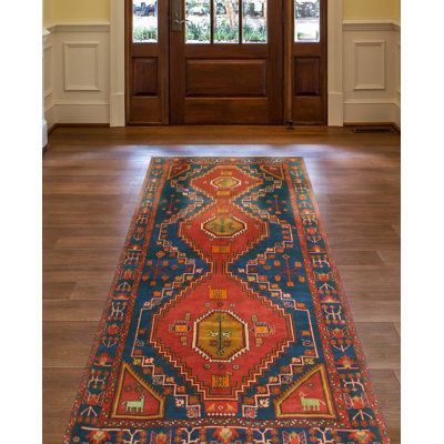 Nitasha One-of-a-Kind 5'0" X 10'0" 1980s Wool Area Rug