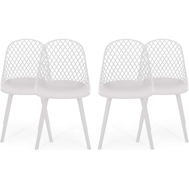 Chaise Lily (ensemble de 4), 4, Blanc