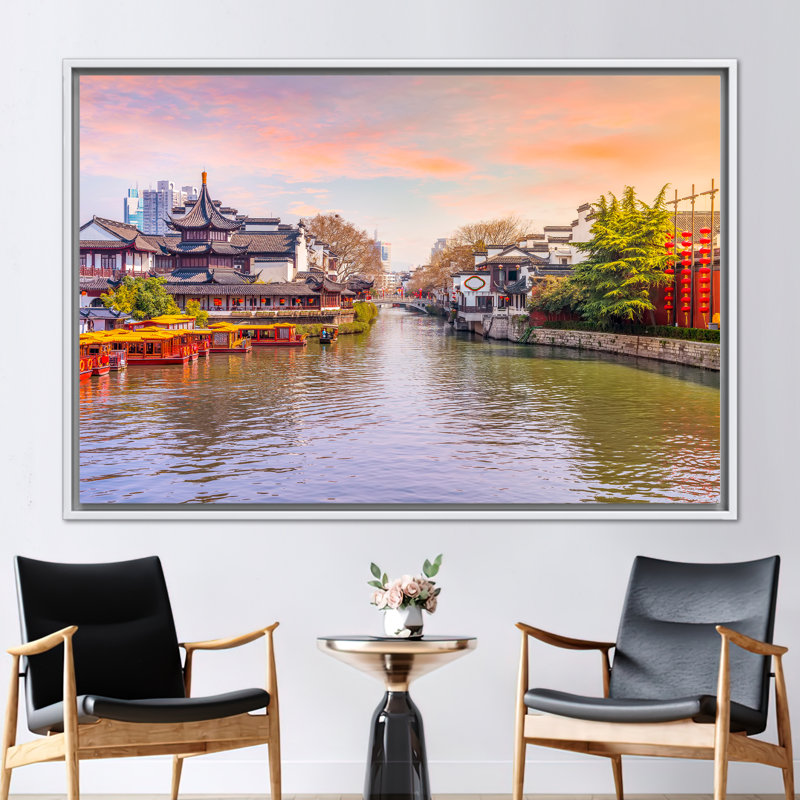 Print on Canvas, White Floater Framed, 60 cm H x 90 cm W