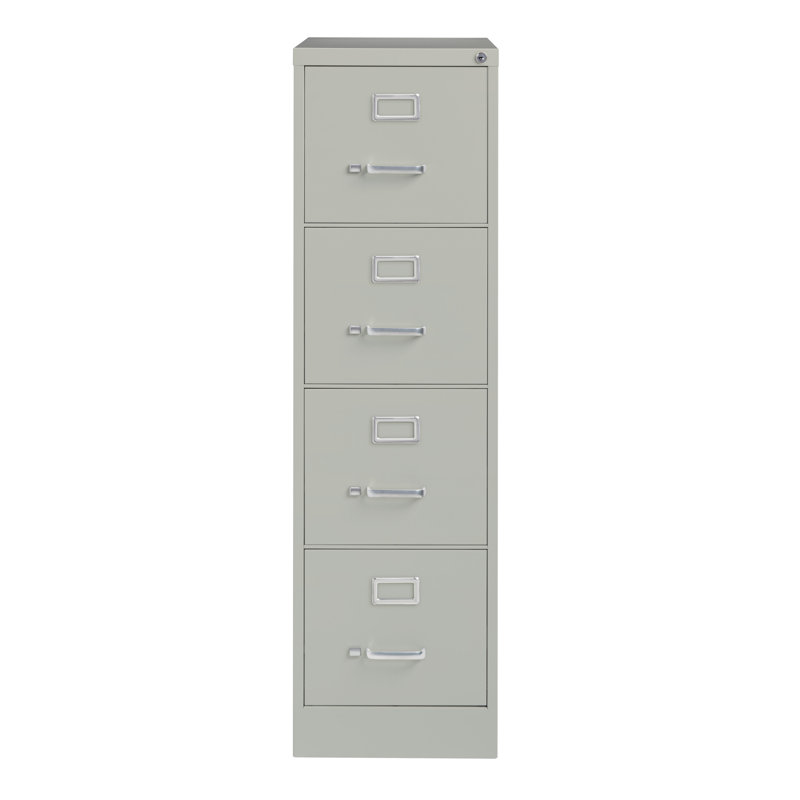 Patirica Bottorf 4-Drawer Vertical Filing Cabinet, Gray