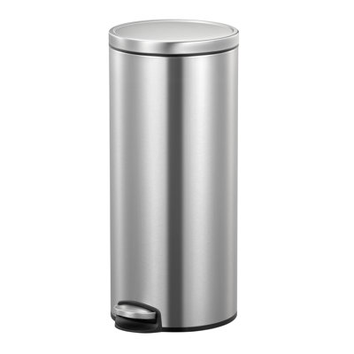 Eva Steel Step On Kitchen Trash Can