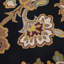 Tapis écologiques en laine touffetés à la main Akain - Rectangle, noir anthracite, motif floral moderne, tapis antidérapants faits à la main épais pour salon, chambre à coucher-204947579-238466729