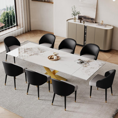 Ensemble de salle à manger 9 pièces Ponciano
