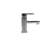 FlowCurve 4 in. Centerset 1-Handle Bathroom Faucet without Deckplate in Polished Chrome
