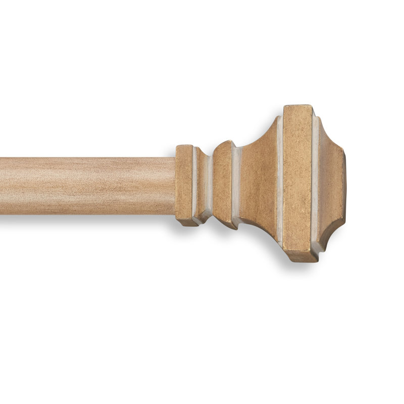 Cambria Designer Series Farmhouse Homestead Square 1 1/8 po de diamètre Ensemble de tiges de longueur fixe, 36"