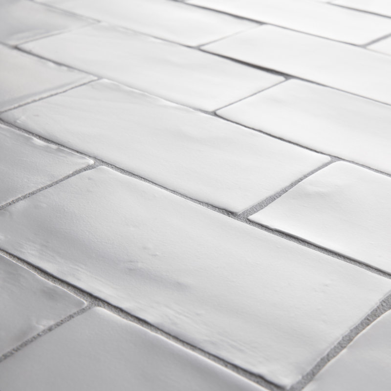 Chester 3" x 6" Ceramic Subway Tile in White