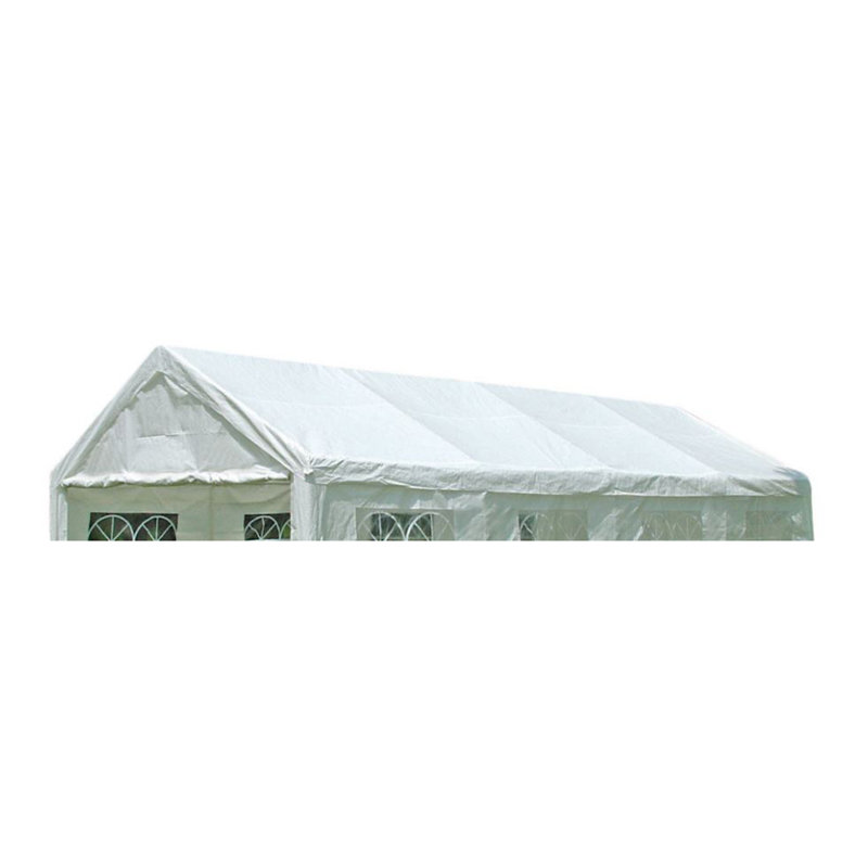 Baillie Dakota Fields White Replacement Canopy for Gazebo, 400cm H x 800cm W x 1cm D
