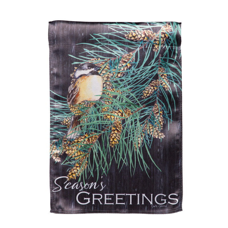 Drapeau «Season's Greeting Bird Luster House»