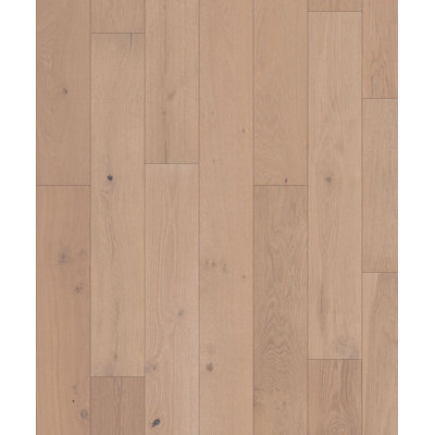 Plancher de bois franc d'ingénierie brossé lève-personne l 7 1/2 po x T 12 mm x Longueur variable