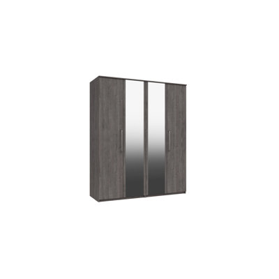 Bushnell 4 Door Manufactured Wood Wardrobe