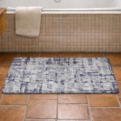 Tapis à motif écossais de qualité supérieure lavable à la machine ADS76