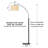 Maverik 67" Arched Floor Lamp