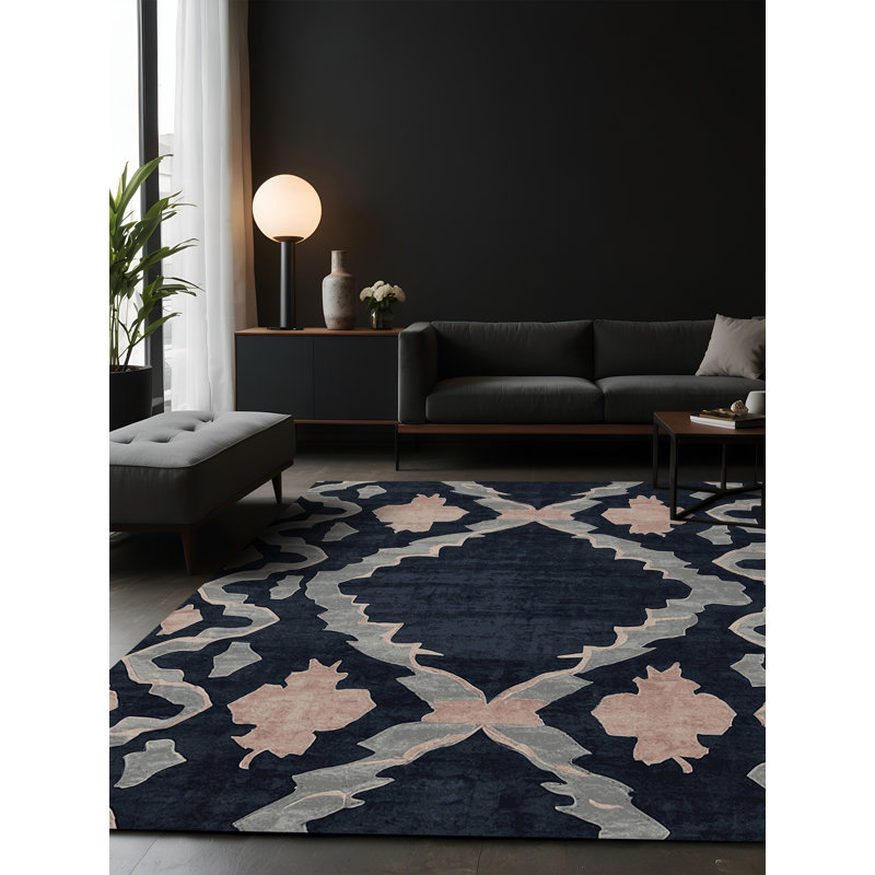 Silky Soft Plush Gray Area Rug, Square 8'