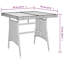 Aatiqah Square Metal Outdoor Dining Table , 70cm cm W 70cm cm D-224593510