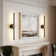 Battery Operated Wall Sconces with Remote Control, 24'' LED Flush Mounted Sconces